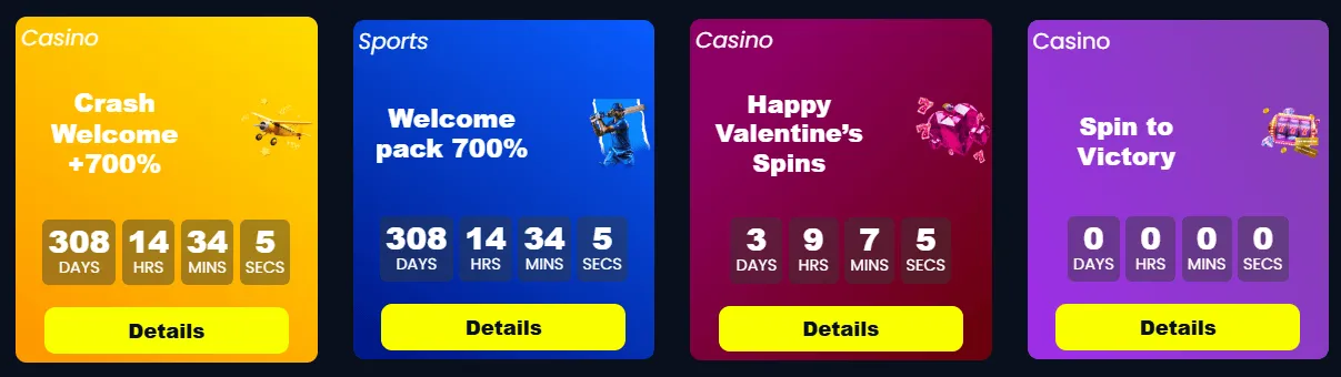 4RaBet bonuses
